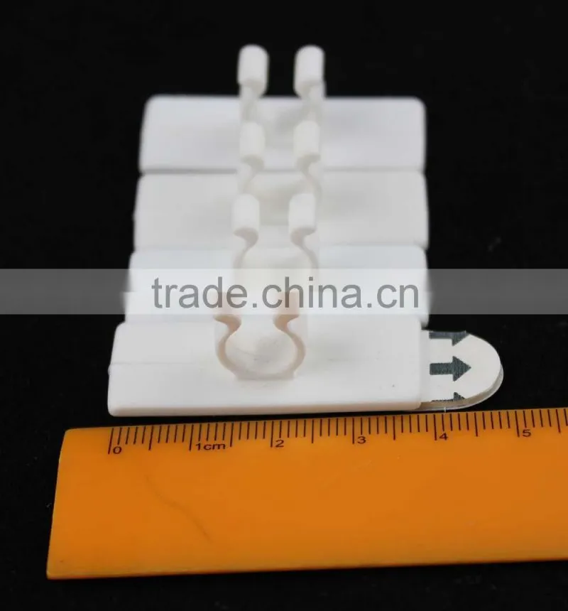removable adhesive Plastic wire clip