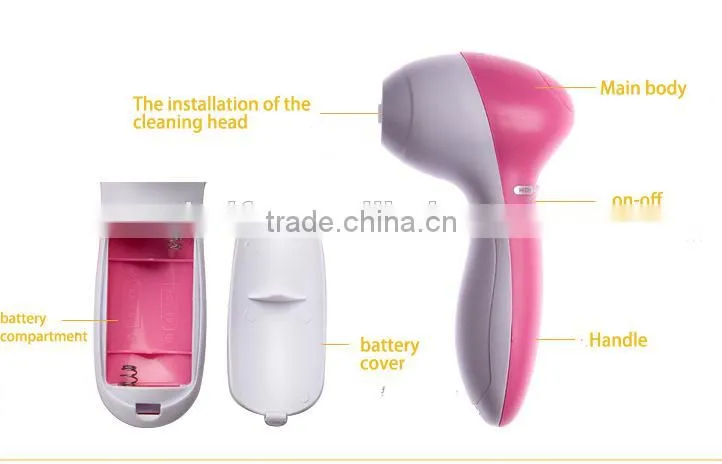 5 in 1 Electric Face Clean Brush Skin Care Beauty face brush
