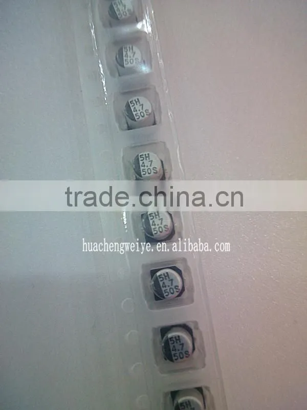 SMD Aluminum electrolytic Capacitors 4.7UF 50V 4*5