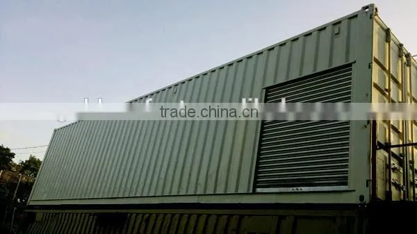 workshop shipping container with roller shutter door in usa
