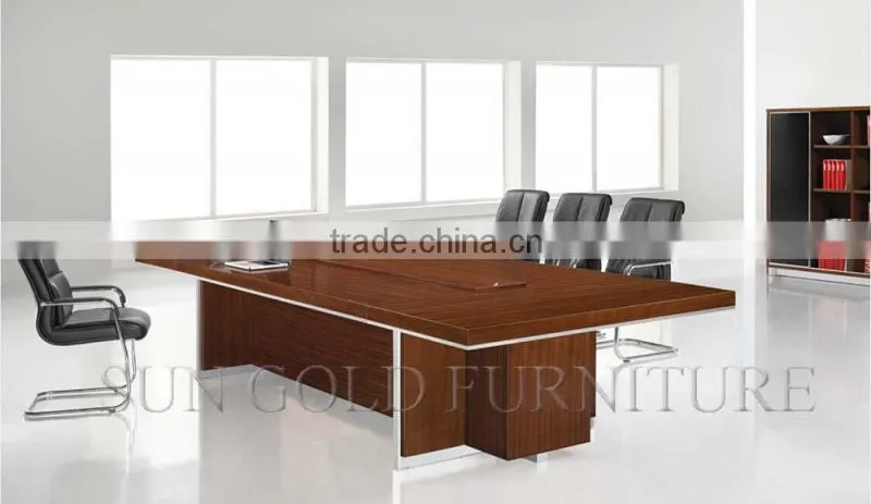 High-end Office furniture Modern Wooden Melamine Conference Meeting table (SZ-MT063)