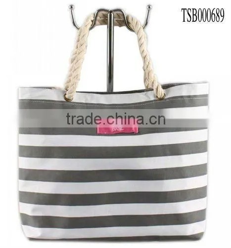 hot sale high quality strip beach bags 2012