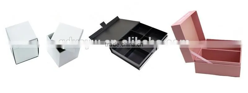 Custom Design Pink Color Box With Compartments Cardboard