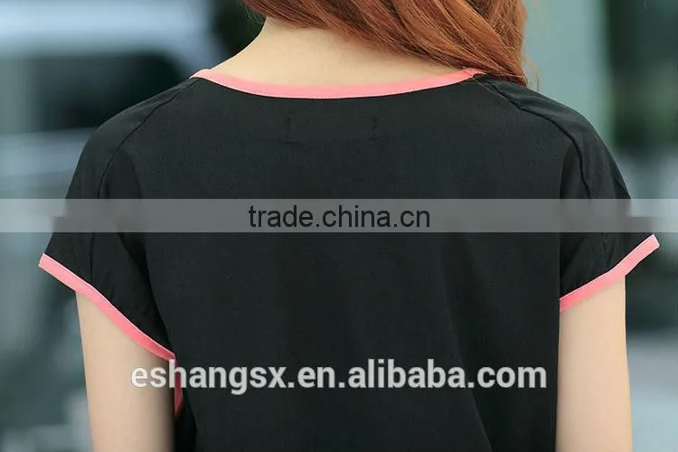 Ladies cotton printed new pattern t-shirts