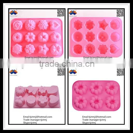 Customized most different shapes Fashionable silicone cake mould