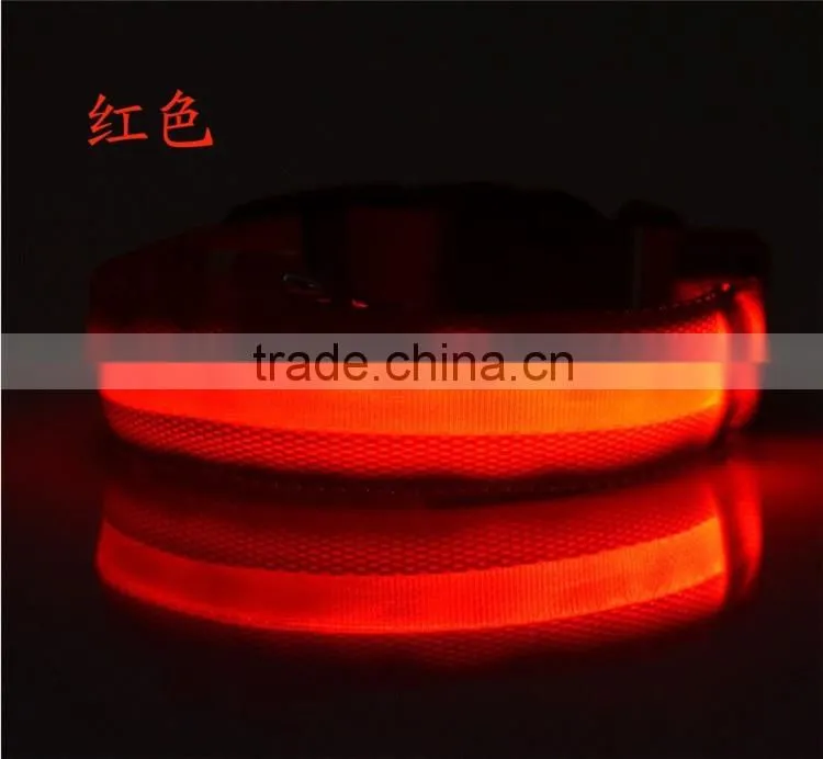 Pet LED Dog Collar LED Flashing Glow LED Dog Cat Collar
