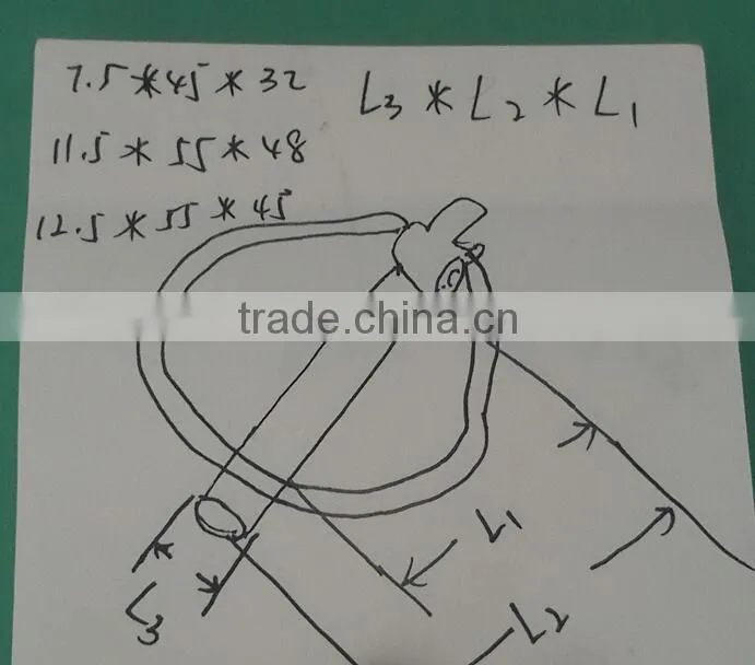 7.5*32 mm Nickel plated detal shaped linch pin ,hitch pin clip single winded ,spring pin ,rigging hardware Manufacturer