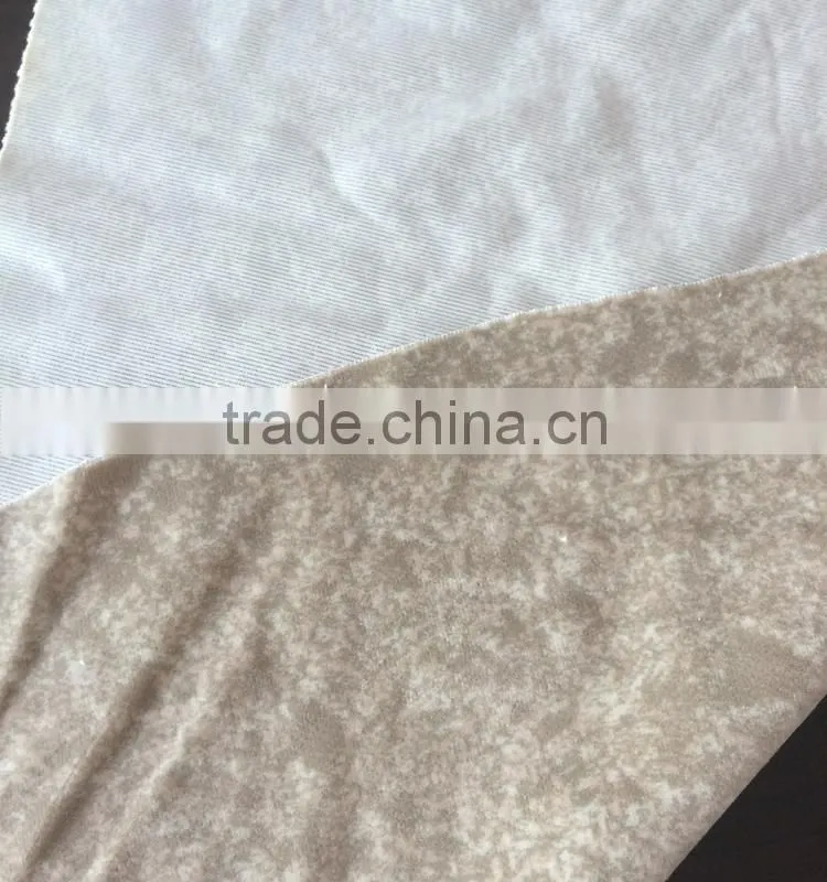 400GSM heavyweight fleece fabric with transfer pu coated