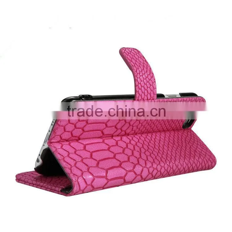 Premium Leather case with colorful cover for iPhone 6 leather case, for i Phone 6 flip cover case