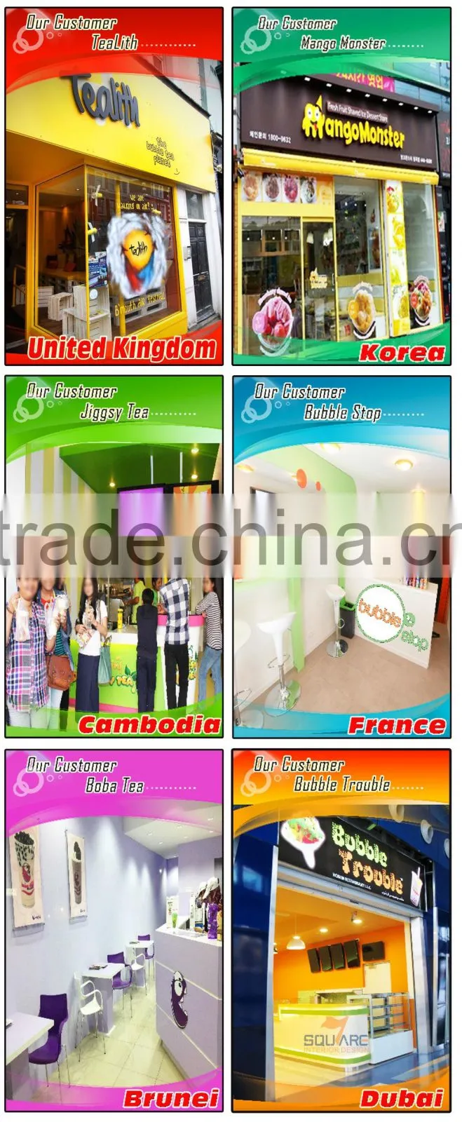Milk powder for bubble tea