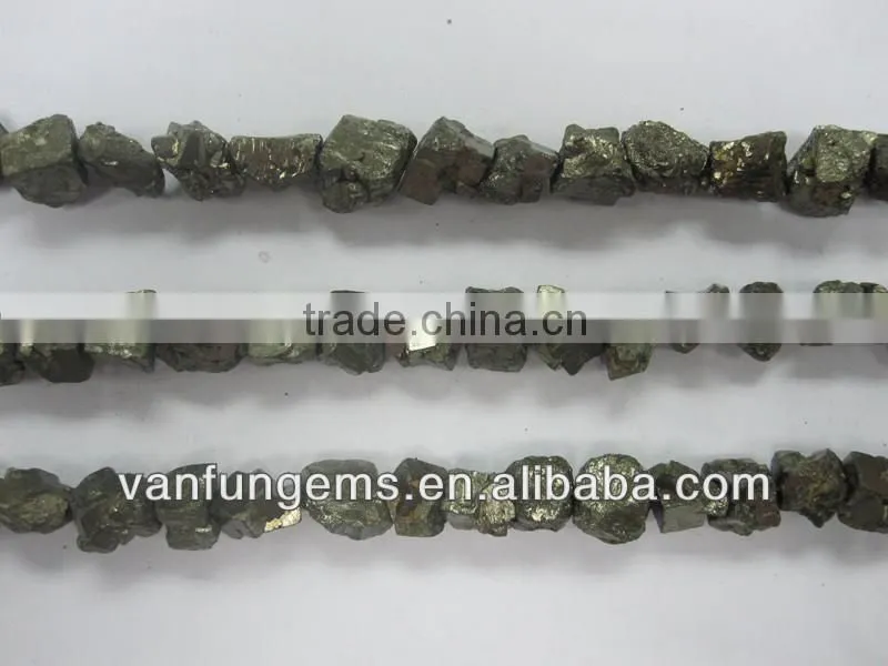 Natural gemstone pyrite rough nugget 1206