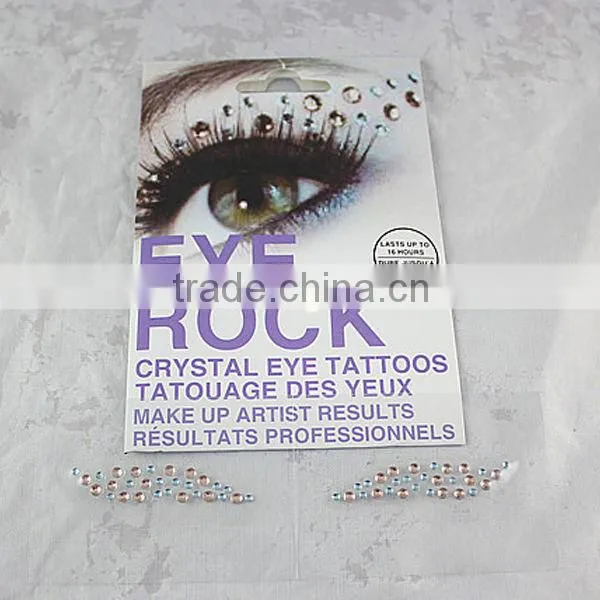 Bling Eye Rock Crystals Shimmer Eye Glitter For Tattoo DIY ss8 2.2mm