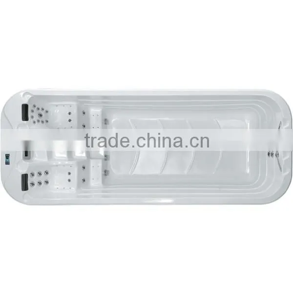 CE REACH RoHS Monalisa Endless swimming pool spa M-3350