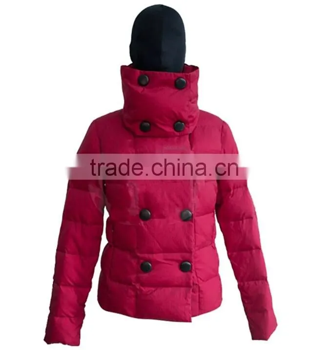 Lady's hot sale short down jacket