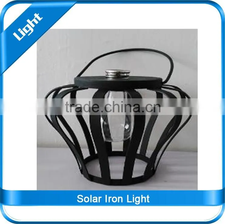 Outdoor Solar Iron Light for garden and park
