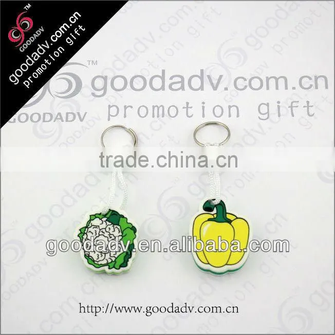 OEM wholesle EVA key chain/plastic key chain/eva float key chain