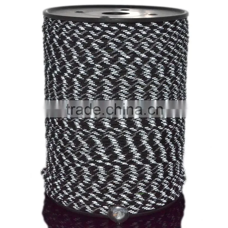 3 reflective tracer & 3 Glow in dark tracer Military Grade 550 Paracord 1000 spool parachute cord