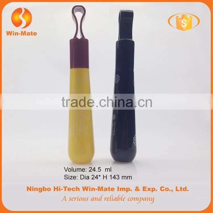 wholesale new 143*24mm black plastic mascara tube