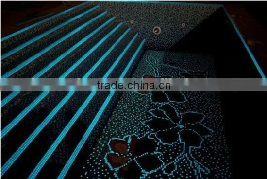 glow in the dark glass mosaic tile