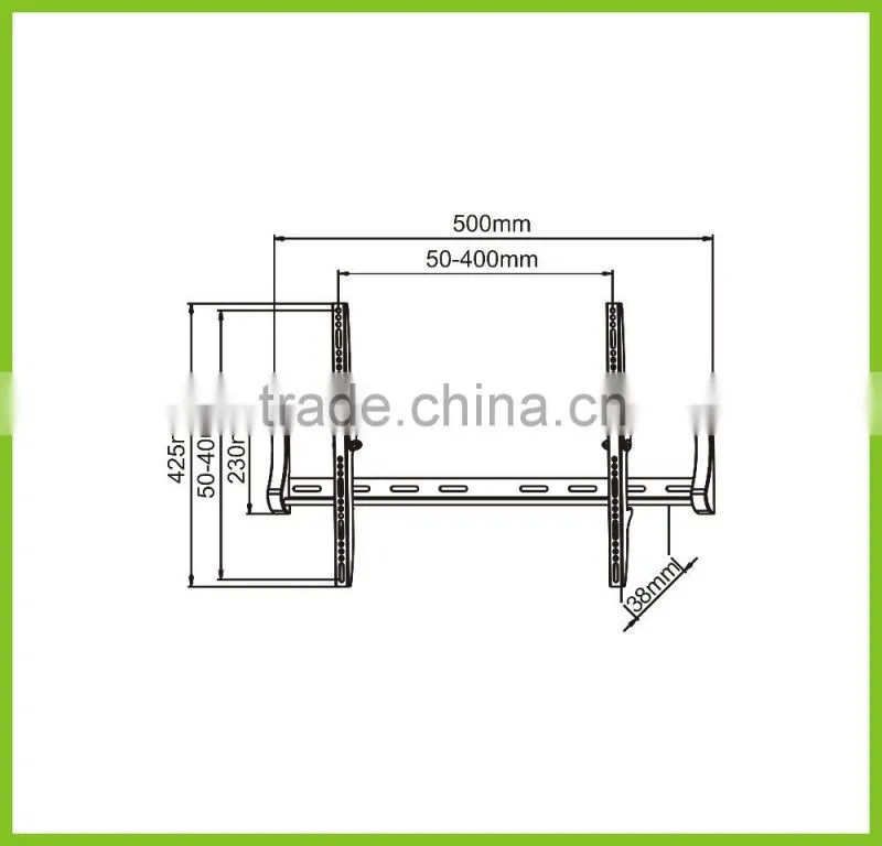 PLB123-44 Slim Tilting Wall Mount