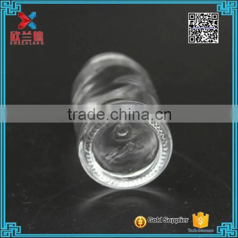 high quality 30ml tube glass bottle clear glass medicine bottle