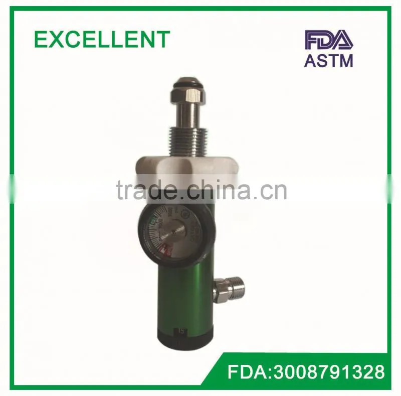 bullnose oxygen regulator with handle wheel