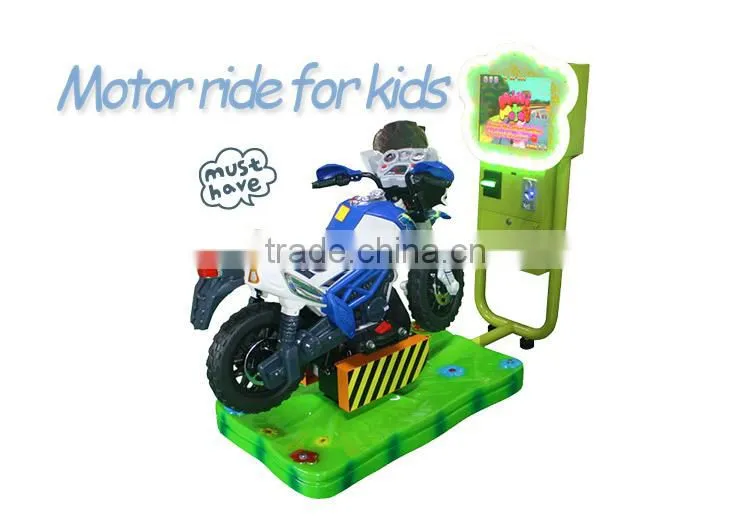 Electric swing machine motorbike game machine