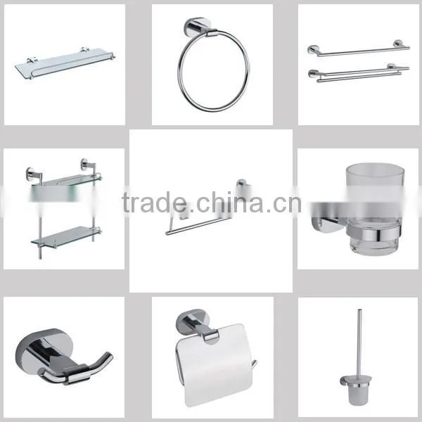 Factory Wholesale Modern Wall Mounted Bathroom hardware Accessories Sets for home bathroom 6D17