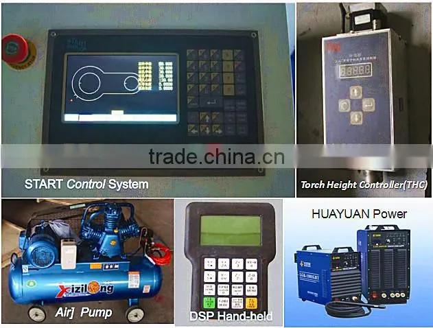 QL-1325 china supplier carbon stainless steel alumium copper metal plasma cheap cnc aluminium machine