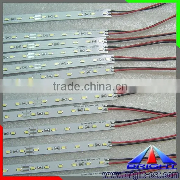 high quality water proof SMD 5630 LED light bar, Epistar/ SAMSUNG 72 LED/m bar light with CE ROHS