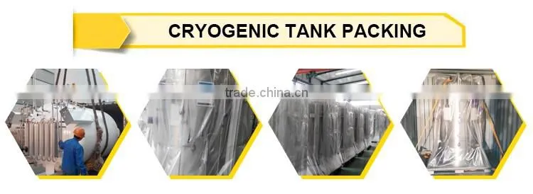 ASME 10m3 liquid oxygen tank for cryogenic storage tank