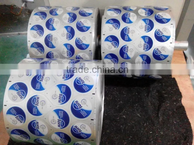 roll lidding film for heat seal plastic cup