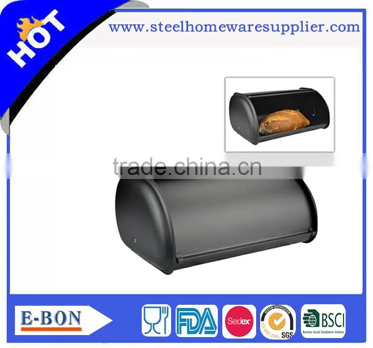 Stainless Steel Breadbox Roll Top Bread Bin Breadbox bread bin