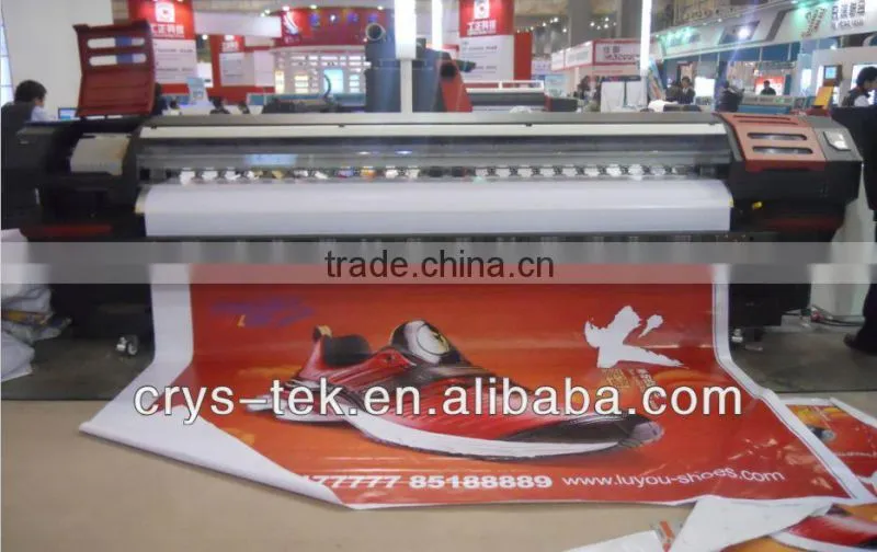 CRYSTEK Crystaljet 3.20m CJ4000 SPT510/35PL advertising large format printer solvent printer