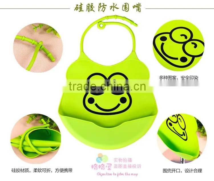 Inovation manufacturer silicone waterproof baby bib
