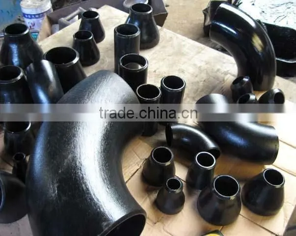 ANSI B16.9 LR 90 degree carbon steel elbow, tee, reducer