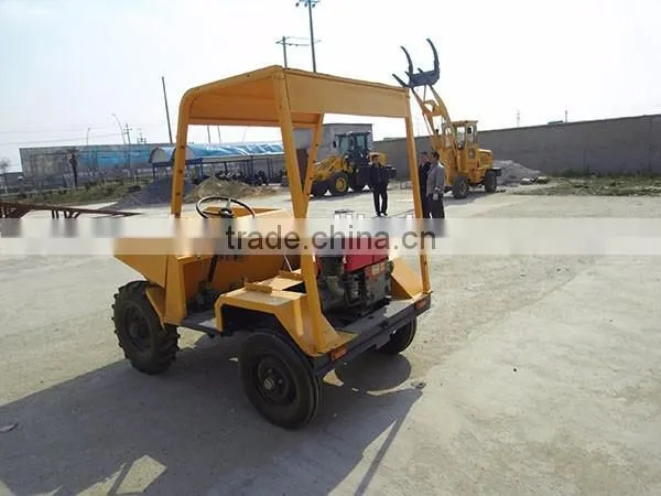 Wolwa GN15 Mini 4x4 wheel hydraulic dumper loader