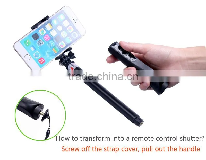 2015 extendable camera tripod monopod selfie stick