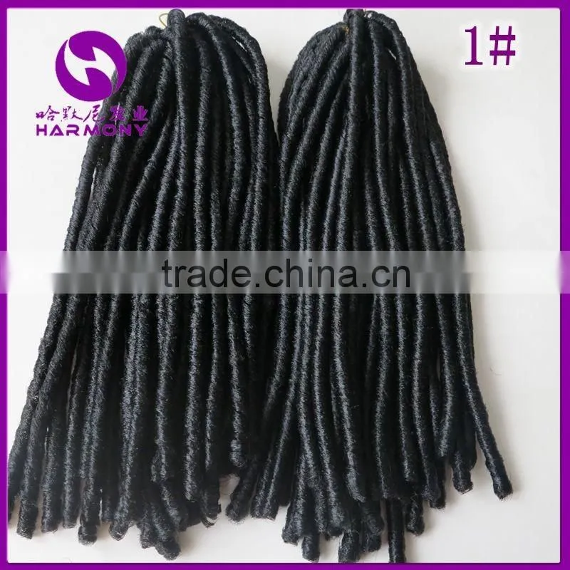 ( Purple Color ) HARMONY 18inch 110grams Synthetic dread locks crochet twist hair extensions dreadlocks weave