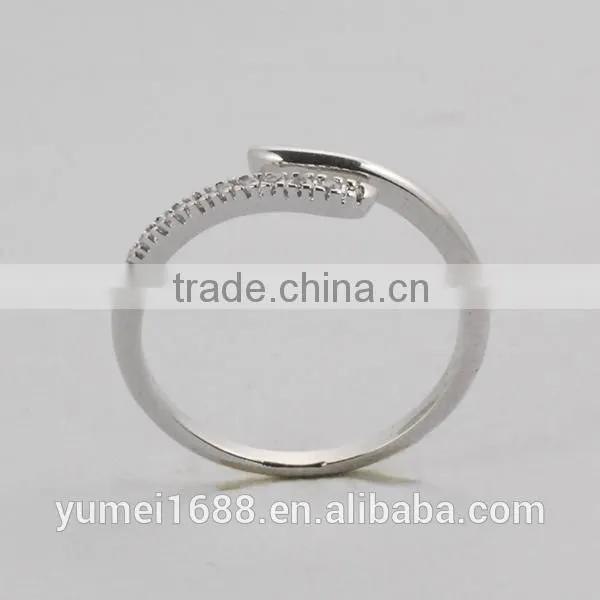 HOT SELLING!!! Newest Style Crystal single stone finger rings