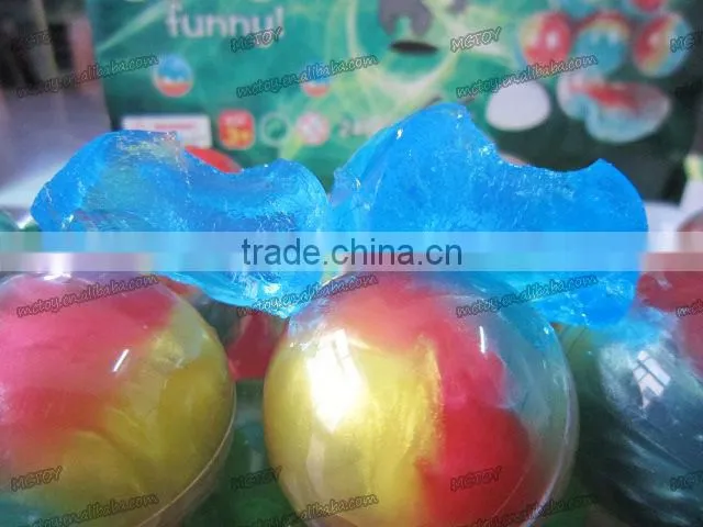 LOW PRICE novelty magic crystal ball putty slime baby toys 4cm 24pcs/box a variety of colors