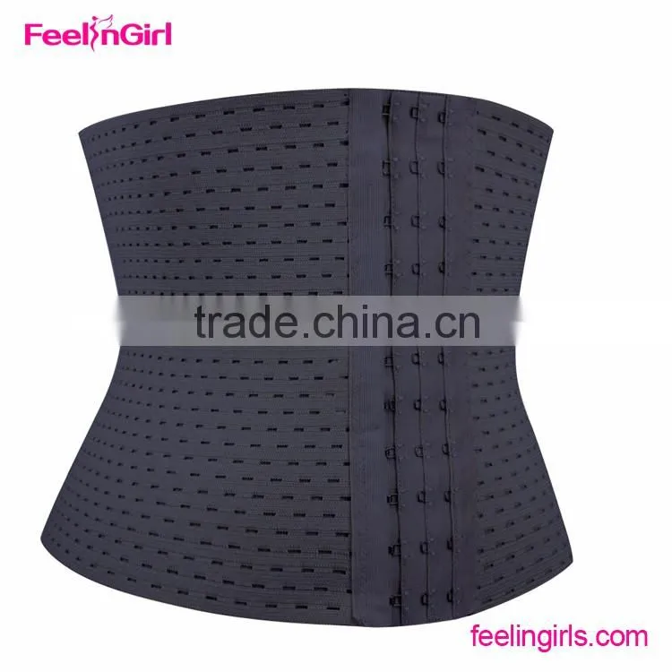 FeelinGirl Waist Tummy Breathable Body Shapewear Belt Corset Cincher Trimmer Girdle
