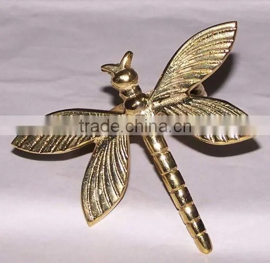 Brass handmade napkin ring, butterfly napkin rings