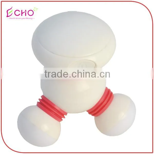 Portable Triangle Atom-shaped Body Massager with LED Light