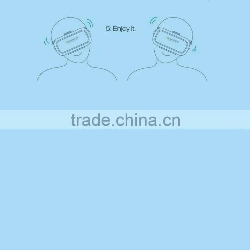 China supplier wholesale 3 gerneration virtual reality VR 3D glasses