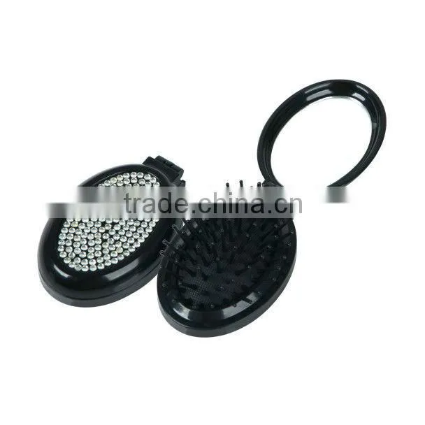 Plastic colorfull handle hair brush