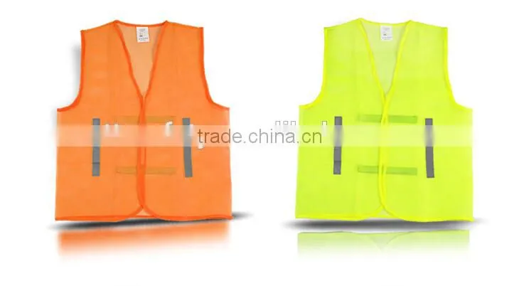 polyester mesh high visibility fluorescence mine safety clothing safety protection