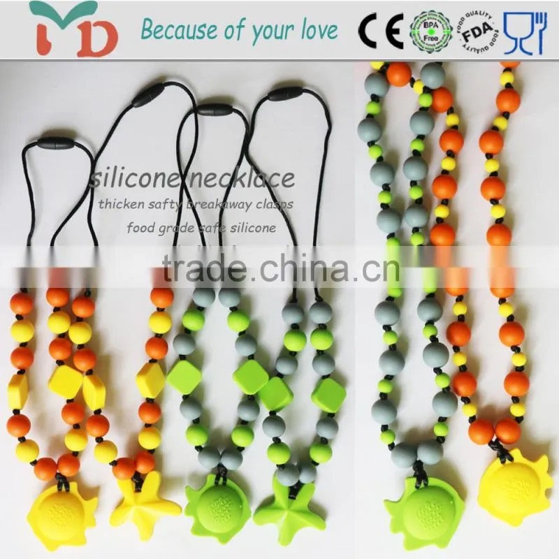 Baby Teething Beads/BPA Free Food Grade Silicone Teething Beads Silicone Baby Teething Beads
