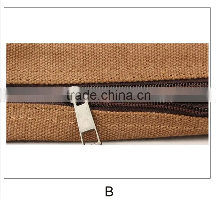 canvas casual messenger bags for teens,messenger bag with Genuine leather trim