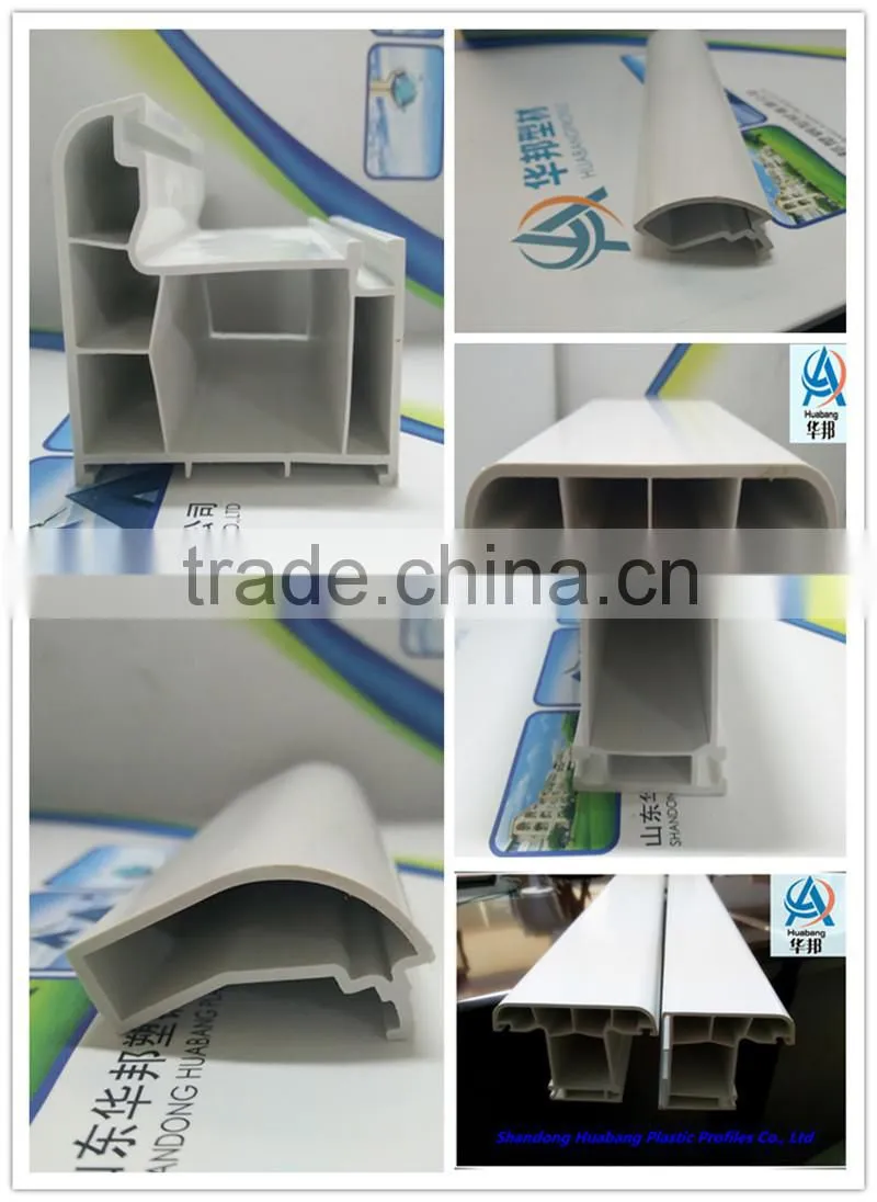pvc profile of plastic interior door/upvc door and window frames/plastic corner extrusion profile